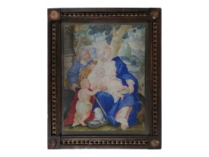 DIE HEILIGE FAMILIE MIT DEM HEILIGEN JOHANNESKIND, SÜDDEUTSCHLAND