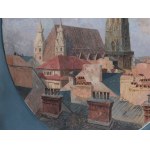PAINTER AROUND 1900/20, VIEW OF ST. STEPHEN'S CATHEDRAL