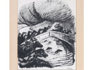ALFRED KUBIN *, LEITERITZ 1877 - 1959 ESTATE