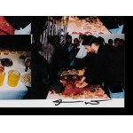 PHOTO PAINTED OVER BY HERMANN NITSCH, VIENNA 1938 - 2022 MISTELBACH