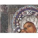 ICON RUSSIA, OKLAD IN SILVER-PLATED METAL