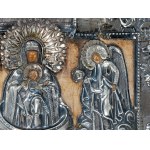 ICON WITH SILVER OKLAD, RUSSIA