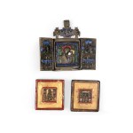 3 SMALL TRAVEL ICONS, 18TH/19TH CENTURY