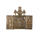 THREE-PART TRAVEL ICON, 18TH/19TH CENTURY