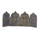 FOUR-PART TRAVEL ICON, 18TH/19TH CENTURY