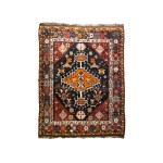 ORIENTAL CARPET WITH NUMEROUS ANIMAL MOTIFS, RARE GABBEH