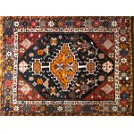 ORIENTAL CARPET WITH NUMEROUS ANIMAL MOTIFS, RARE GABBEH