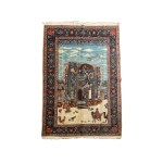 FINE ORIENTAL CARPET WITH INSCRIPTIONS, TABRIZ