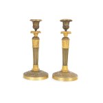 PAIR OF CANDLESTICKS, FRANCE
