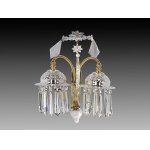 LUDWIG LOBMEYR, PAIR OF WALL SCONCES