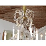 SALON CHANDELIER, IN THE STYLE OF LOBMEYR/ZAHN IN VIENNA