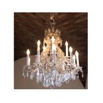 SALON CHANDELIER, IN THE STYLE OF LOBMEYR/ZAHN IN VIENNA