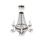 CEILING CHANDELIER, 6 LIGHTS