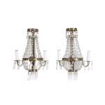 PAIR OF WALL LIGHTS, LOUIS XVI STYLE
