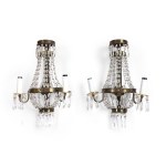 PAIR OF WALL LIGHTS, LOUIS XVI STYLE