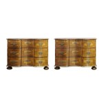 PAIR OF BAROQUE CHESTS OF DRAWERS, MID-18TH CENTURY