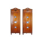 PAIR OF CORNER CABINETS, EMPIRE