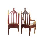 PAIR OF ARMCHAIRS, ENGLAND