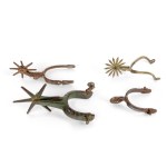 BUNDLE: 4 BOOT SPURS, 17TH/18TH CENTURY