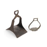 TWO STIRRUPS, ORIENTAL, INDO-PERSIAN?