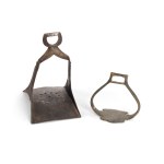 TWO STIRRUPS, ORIENTAL, INDO-PERSIAN?