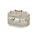 TEA CADDY, ANGLO-INDIAN
