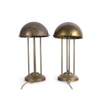 PAIR OF TABLE LAMPS, DESIGNED BY JOSEF HOFFMANN