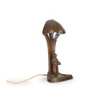 SMALL TABLE LAMP, ART NOUVEAU