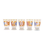 5 BIEDERMEIER GLASSES