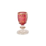 BIEDERMEIER LIQUEUR GLASS, AROUND 1830/40