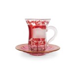 CUP WITH SAUCER, BOHEMIA