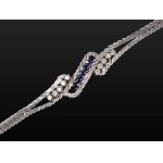 BRACELET, 14 KT WHITE GOLD
