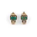 SIGNIFICANT PAIR OF EARRINGS, PROBABLY 1980S