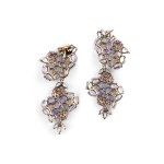 PAIR OF EARRINGS, SILVER MARKED