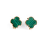 PAIR OF STUD EARRINGS, VAN CLEEF & ARPELS, ATTRIBUTED
