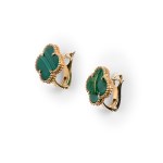PAIR OF STUD EARRINGS, VAN CLEEF & ARPELS, ATTRIBUTED