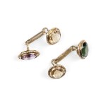 PAIR OF CUFFLINKS, 14 KT GOLD