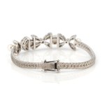 Pearl diamond bracelet
