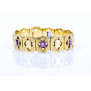 Amethyst bracelet