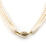 Historic diamond necklace with pearls