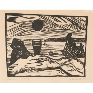 Erich Heckel (1883 Döbeln - 1970 Radolfzell) (F) Wschód słońca