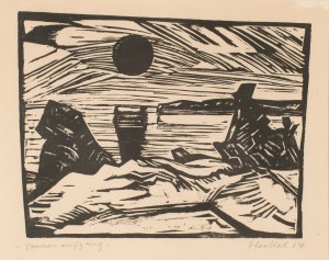 Erich Heckel (1883 Döbeln - 1970 Radolfzell) (F) “Sunrise”