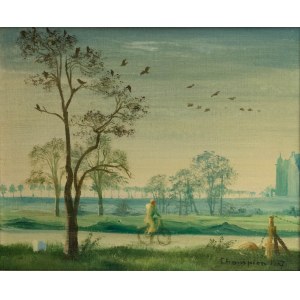 Theo Champion (1887 Düsseldorf - 1952), Lower Rhine landscape