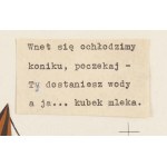 Zbigniew Rychlicki (1922 Orzechówka - 1989 Bratislava), Auf dem Lande, Buchillustration