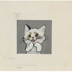 Julitta Karwowska-Wnuczak (b. 1935, Warsaw), My Calendar, illustration with Filemon Cat for the month of November