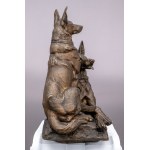 Maximilien Fiot (1856-1953), German Shepherds, 20th century.