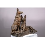Maximilien Fiot (1856-1953), German Shepherds, 20th century.
