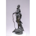 Albert-Ernst Carrier-Belleuse (1824-1887), Diana z dzikiem minojskim, XIX w