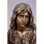 Paul Eugene Mengin (1853-1937), Mädchen mit Mandola, 19. Jahrhundert.