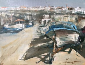 Henadzy Havartsou, An old boat, 2025